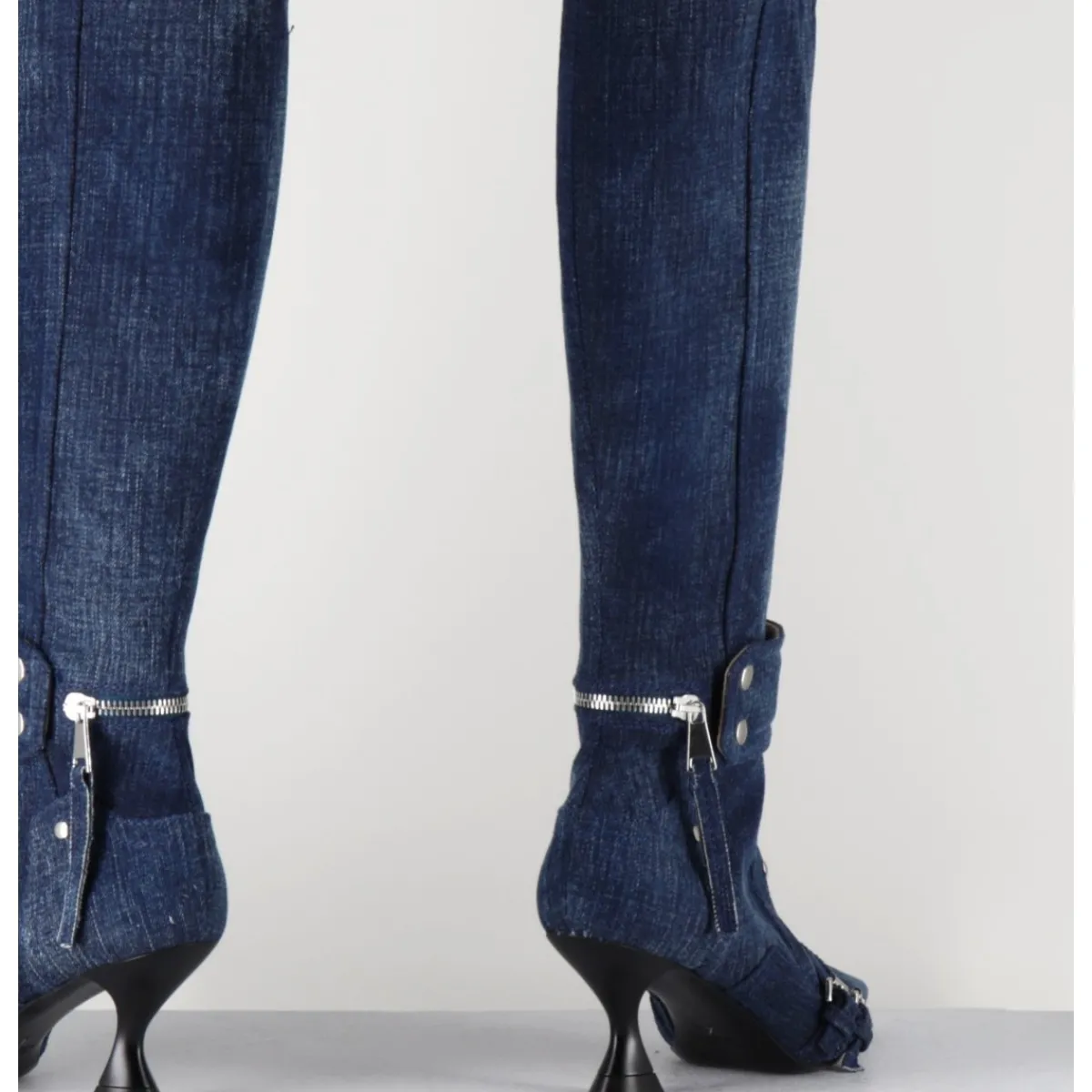 Hot STRATEGIA Bottes en jean bout pointu - A5403-T LOVELY NK JEANS