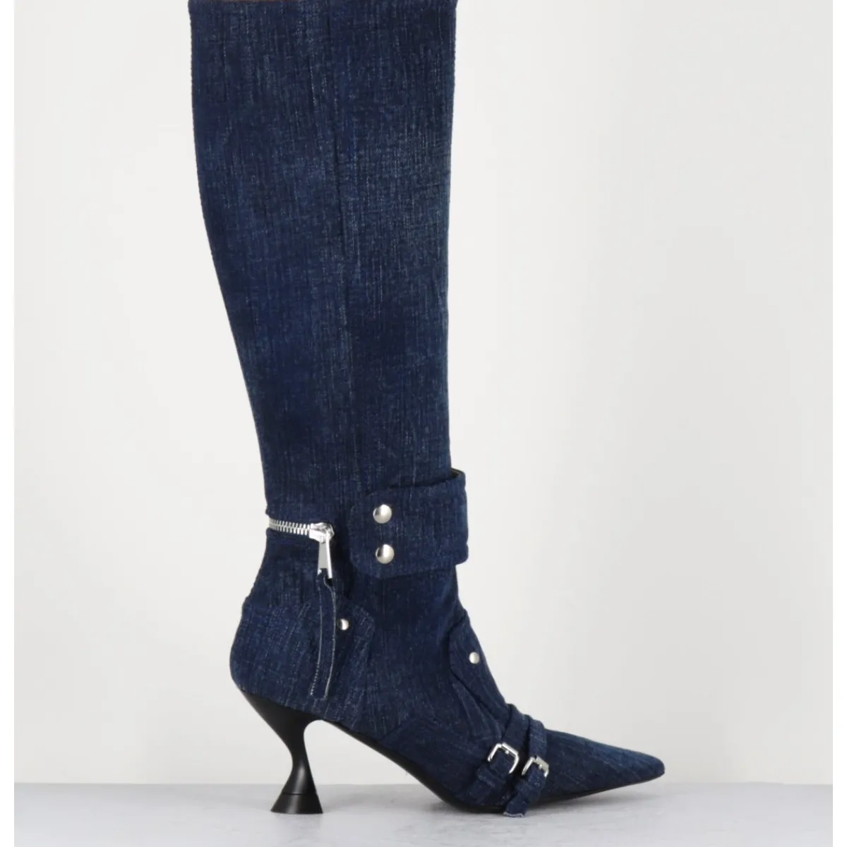 Hot STRATEGIA Bottes en jean bout pointu - A5403-T LOVELY NK JEANS