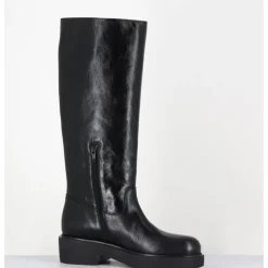 Hot GARRICE LAB Bottes esprit cavalière en cuir - TORI MORODER NERO NOIR