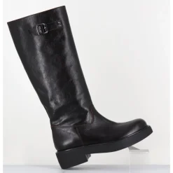 GARRICE LAB Bottes esprit cavalière en cuir - TORI MORODER T MORO MARRON