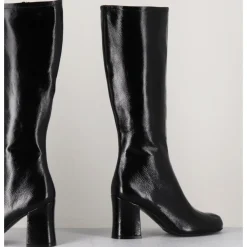 Clearance GARRICE LAB Bottes 60s en cuir naplak - AH2983 FINISH NERO NOIR