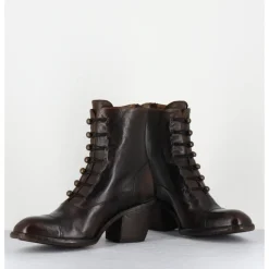 Discount OFFICINE CREATIVE Bottines à boutons esprit XIXe en cuir brossé - SYDNE005 T.CAFFE MARRON