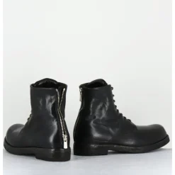 Discount OFFICINE CREATIVE Bottines à lacets en cuir kaki lavées - BULLA DD 302 T.SAFARI