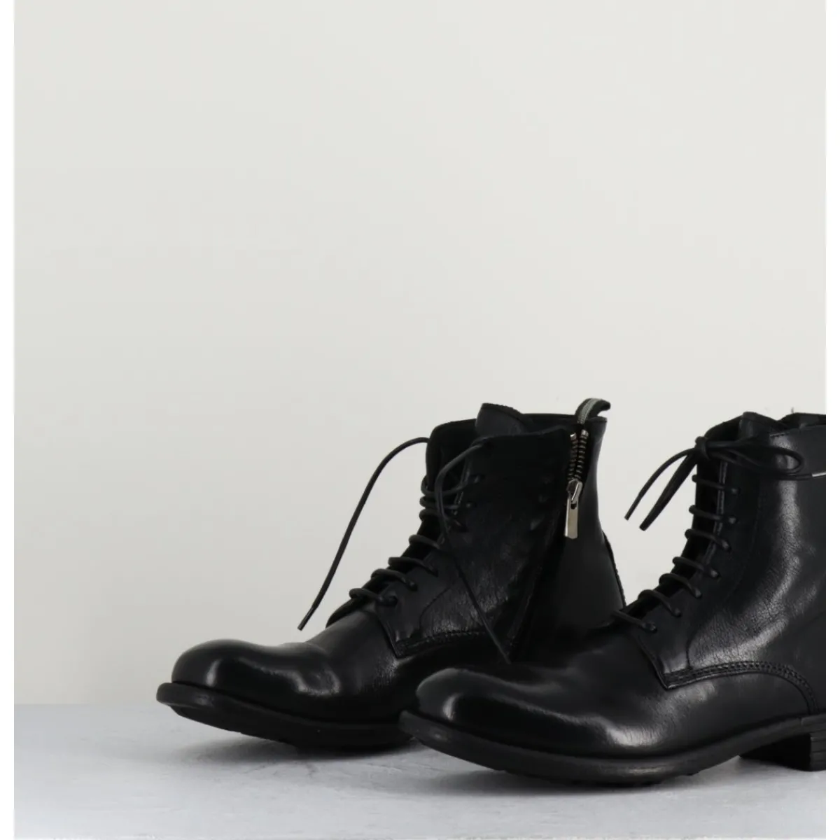 Best OFFICINE CREATIVE Bottines à lacets en cuir - CALIXTE02 NERO NOIR