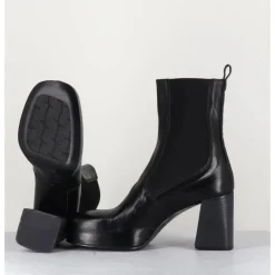 Discount MOMA Bottines chelsea en cuir brillant - CW337 NERO NOIR