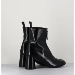 Sale HALMANERA Bottines en cuir brillant très souple - ACE07 NERO NOIR