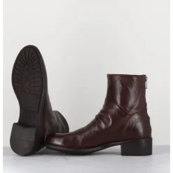 OFFICINE CREATIVE Bottines en cuir - LISON CAOU 047 CIGAR MARRON