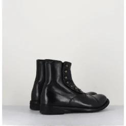 Clearance OFFICINE CREATIVE Bottines en cuir à boutons - LEXIKON095 NERO NOIR