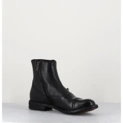 Clearance OFFICINE CREATIVE Bottines en cuir à boutons - LEXIKON095 NERO NOIR