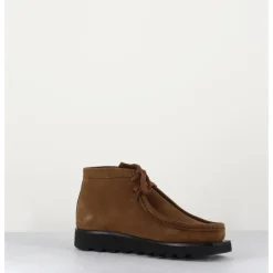 Best TO&CO Chaussure à brogues en daim - AIR WALNUT CAMEL