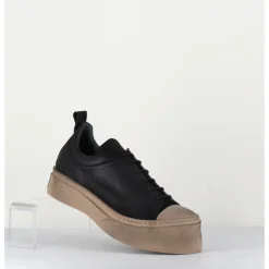 Sale LOFINA Chaussures à lacets en cuir semelle épaisse - 2743 NERO NOIR