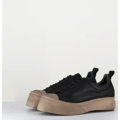 Sale LOFINA Chaussures à lacets en cuir semelle épaisse - 2743 NERO NOIR