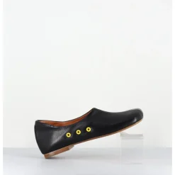 Sale ANTONIO BARBATO Chaussures plates en cuir esprit 60s - AB4624 MADRAS NERO NOIR