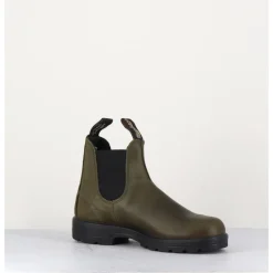Sale BLUNDSTONE Classic Chelsea Boots cuir mate - 2052 CUIR OLIVE KHAKI
