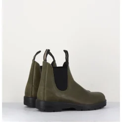 Sale BLUNDSTONE Classic Chelsea Boots cuir mate - 2052 CUIR OLIVE KHAKI