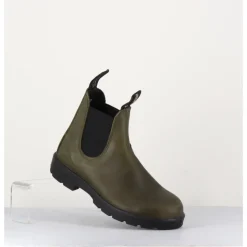 Sale BLUNDSTONE Classic Chelsea Boots cuir mate - 2052 CUIR OLIVE KHAKI
