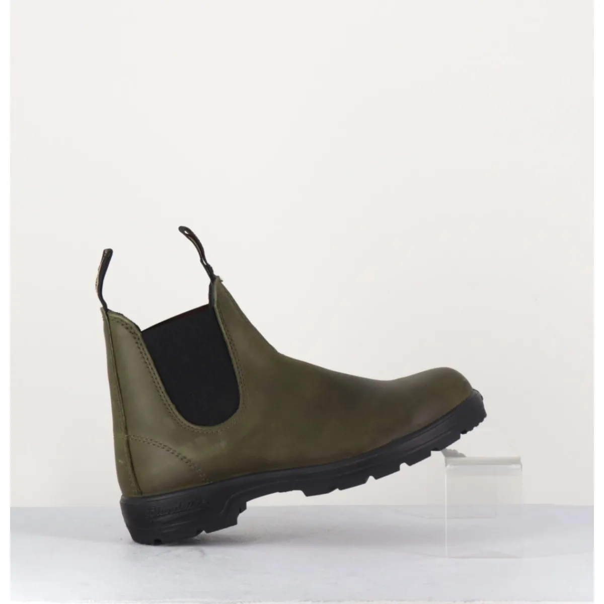 Sale BLUNDSTONE Classic Chelsea Boots cuir mate - 2052 CUIR OLIVE KHAKI