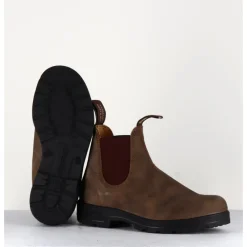 Best BLUNDSTONE Classic Chelsea Boots cuir nubuck - 585 RUSTIC BROWN MARRON