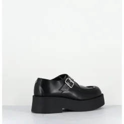 Online OA NON FASHION Creepers en cuir glacé - COOL ABRA NERO NOIR
