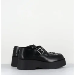 Online OA NON FASHION Creepers en cuir glacé - COOL ABRA NERO NOIR