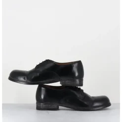 New MOMA Derbies à lacets en cuir ligne japonisante - 45401A CRIS NERO NOIR