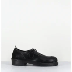 New GARRICE LAB Derbies à lacets en cuir bout rapporté - GAMAN DAVIS NERO NOIR