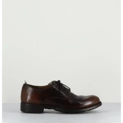 Sale OFFICINE CREATIVE Derbies en cuir "Tie&Dye" - CALIXTE01 OLD MORO MARRON