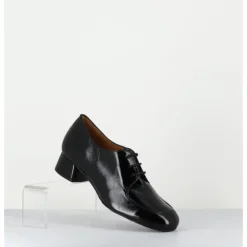 Online AUDLEY Derbies en cuir petit talon - MONICA BLACK MALORY NOIR