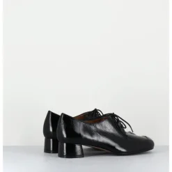 Online AUDLEY Derbies en cuir petit talon - MONICA BLACK MALORY NOIR