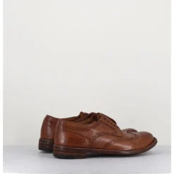 Sale OFFICINE CREATIVE Derbies fleuris en cuir - LEXIKON001 TABACCO CAMEL