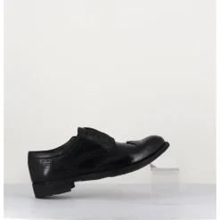 New OFFICINE CREATIVE Derbies fleuris en cuir - LEXIKON001 NERO NOIR