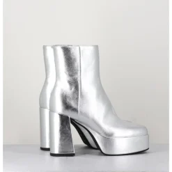 Outlet GARRICE LAB Disco boots à plateforme cuir - CARE O ARGENT