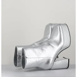 Outlet GARRICE LAB Disco boots à plateforme cuir - CARE O ARGENT