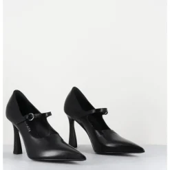 Hot PREMIATA Escarpins à bride bout pointu talon haut cuir - M6590 SPLENDID NERO NOIR