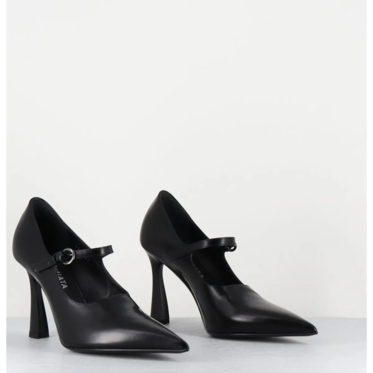 Hot PREMIATA Escarpins à bride bout pointu talon haut cuir - M6590 SPLENDID NERO NOIR