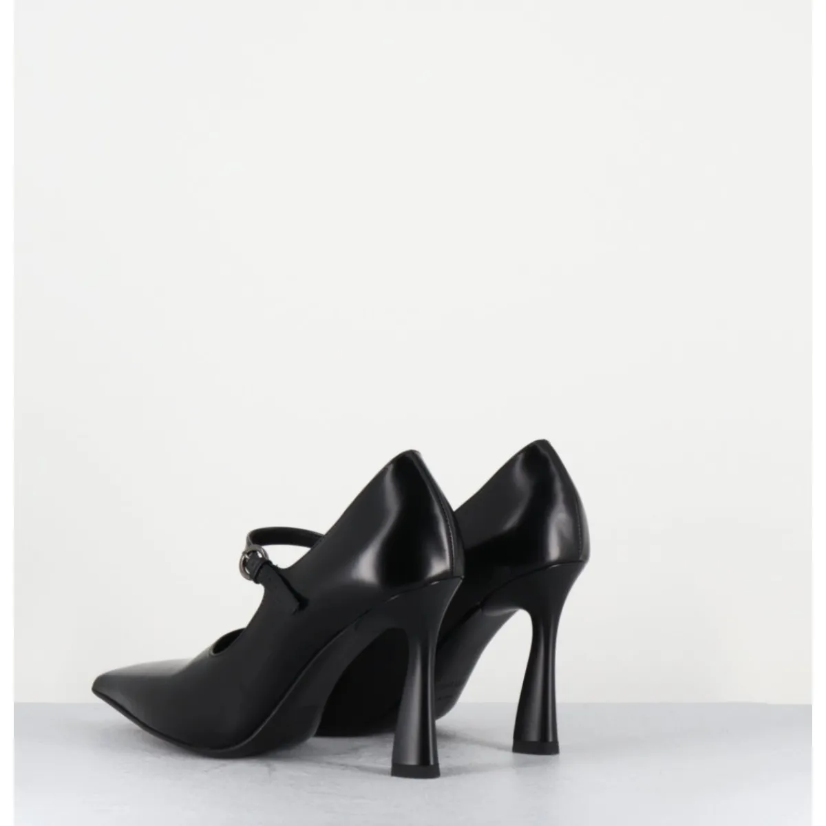 Hot PREMIATA Escarpins à bride bout pointu talon haut cuir - M6590 SPLENDID NERO NOIR