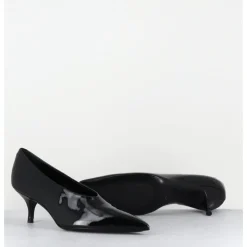 Outlet ROTTA Escarpins petit talon en cuir vernis - AISIL VERNICE BLACK NOIR