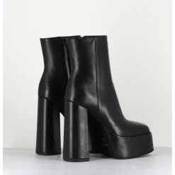 Online GARRICE LAB High platform black leather boots - SABLAN NERO NOIR