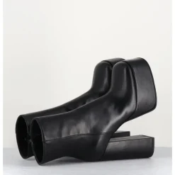 Online GARRICE LAB High platform black leather boots - SABLAN NERO NOIR