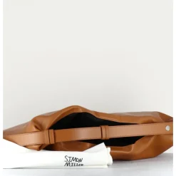 Sale SIMON MILLER LARGE TOFFEE PUFFIN BAG CAMEL