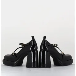 New GARRICE LAB Mary-Jane à plateforme en cuir vernis - ABRA VERNICE NERO NOIR