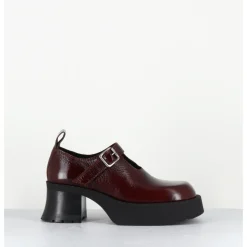 New E8 BY MIISTA Mary-jane à plateforme naplak - BIRGIT BROWN BROGUES MARRON