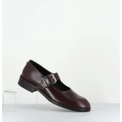 New OA NON FASHION Mary-Jane en cuir glacé - YVETTE ABRA T.MORO MARRON