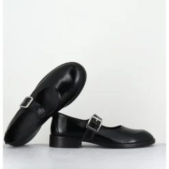 Online OA NON FASHION Mary-Jane en cuir - YVETTE VERNICE NERO NOIR
