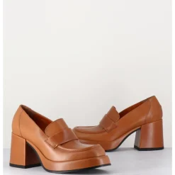 Clearance GARRICE LAB Mocassins à plateforme en cuir - MEDA CUOIO CAMEL