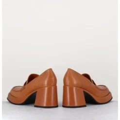 Clearance GARRICE LAB Mocassins à plateforme en cuir - MEDA CUOIO CAMEL
