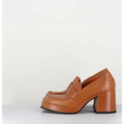 Clearance GARRICE LAB Mocassins à plateforme en cuir - MEDA CUOIO CAMEL