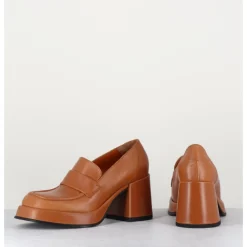 Clearance GARRICE LAB Mocassins à plateforme en cuir - MEDA CUOIO CAMEL