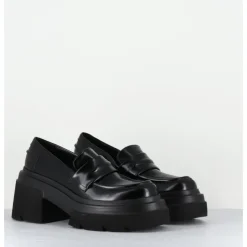 Clearance ELENA IACHI Mocassins chunky glacé - E3728-TH24 BELT NERO NOIR