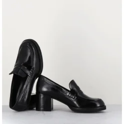 GARRICE LAB Mocassins en cuir brillant - AH500 BLACK NOIR